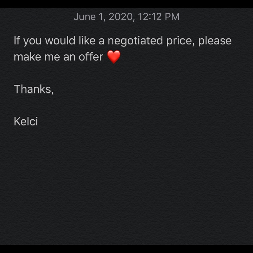 Please make an offer